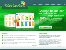 Tablet Screenshot of foldermarker.com